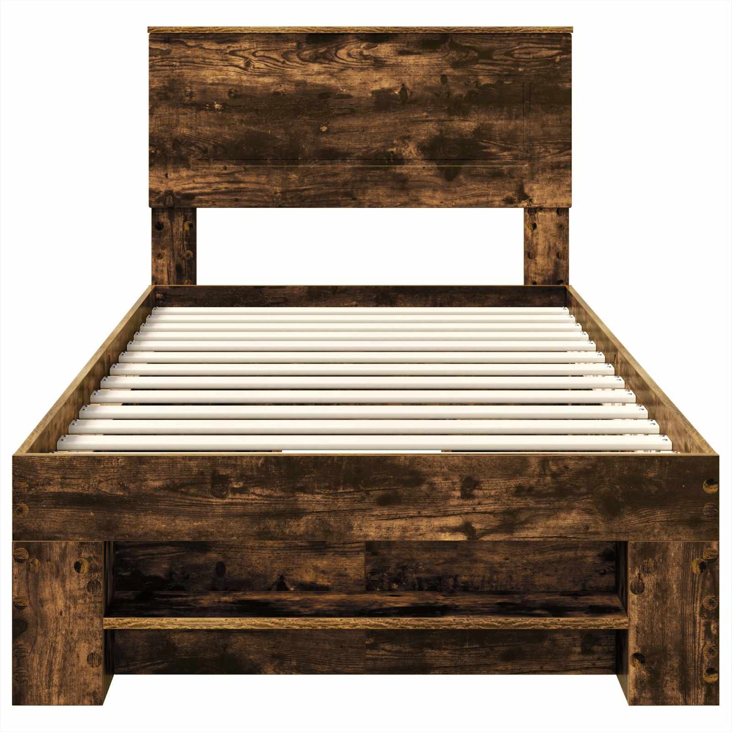 Struttura del letto Rovere fumé 80 x 200 cm Legno multistrato