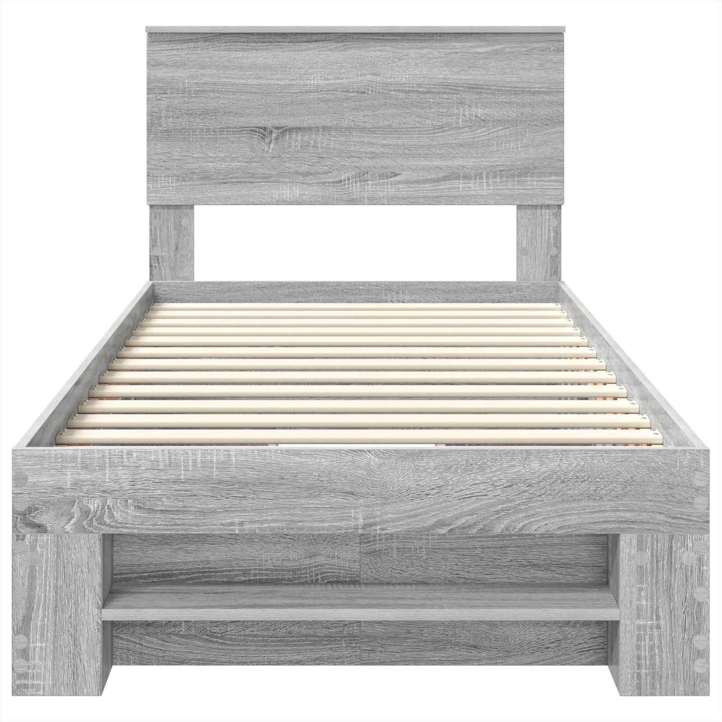 Struttura del letto Grigio Sonoma 80 x 200 cm Legno multistrato