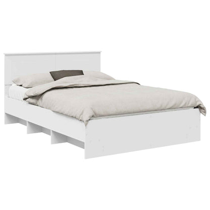 Struttura del letto Bianco 160 x 200 cm Legno multistrato