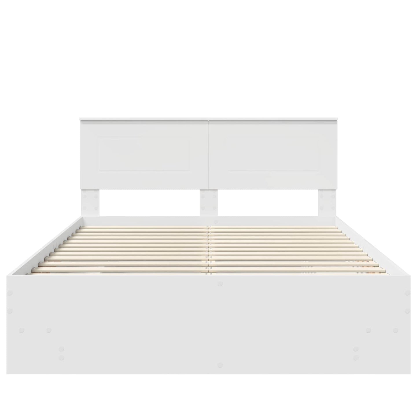 Struttura del letto Bianco 160 x 200 cm Legno multistrato