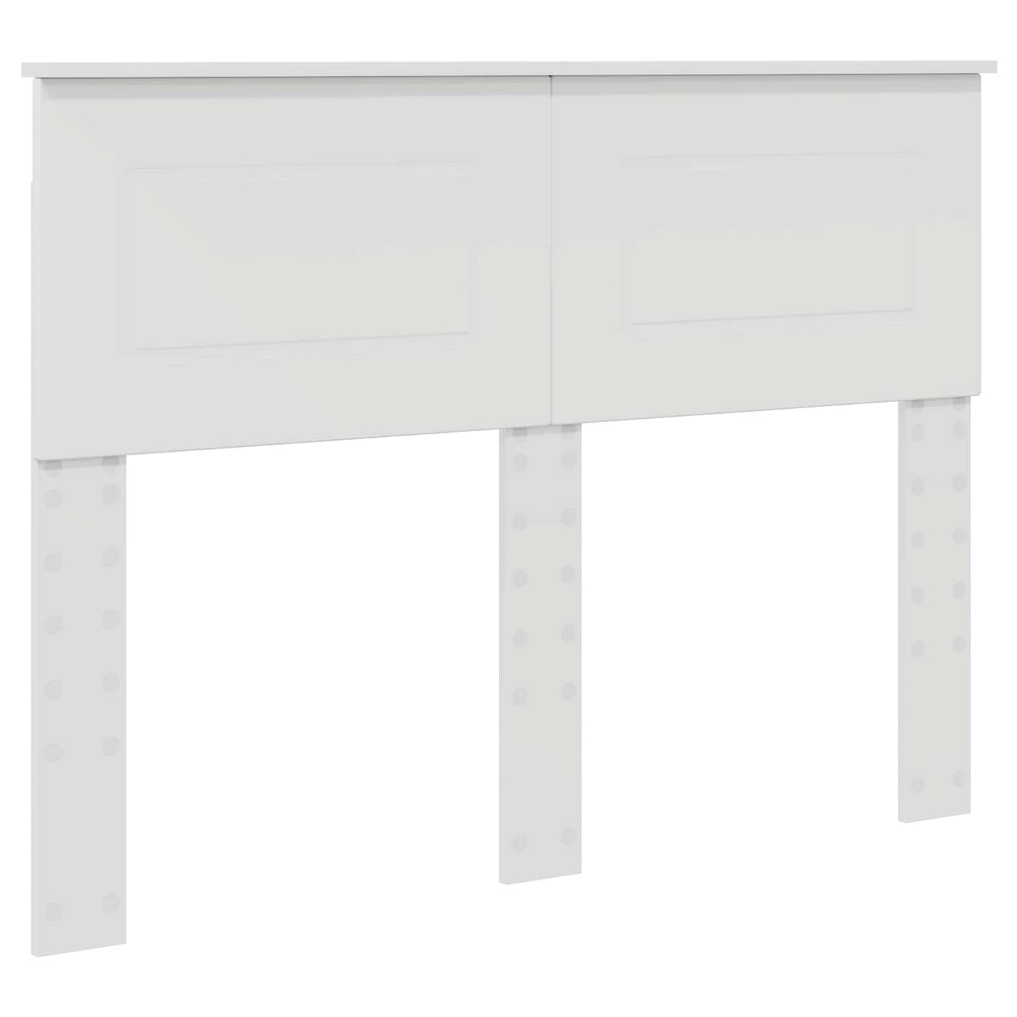 Struttura del letto Bianco 137 x 203 cm Legno multistrato | homemem39