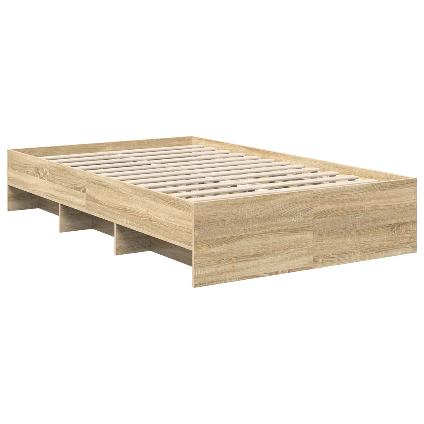 Struttura del letto con testiera Rovere Sonoma 137 x 203 cm | homemem39