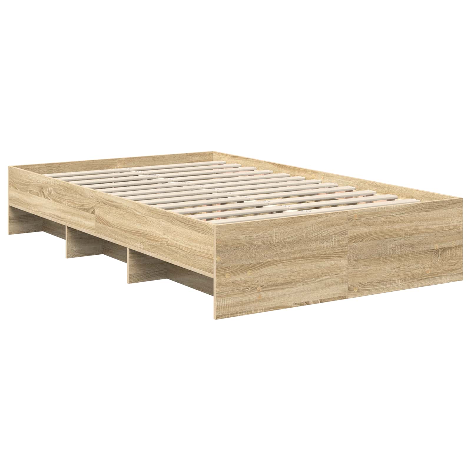 Struttura del letto con testiera Rovere Sonoma 137 x 203 cm | homemem39