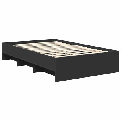 Struttura del letto Nero 120 x 123 cm Legno multistrato | homemem39