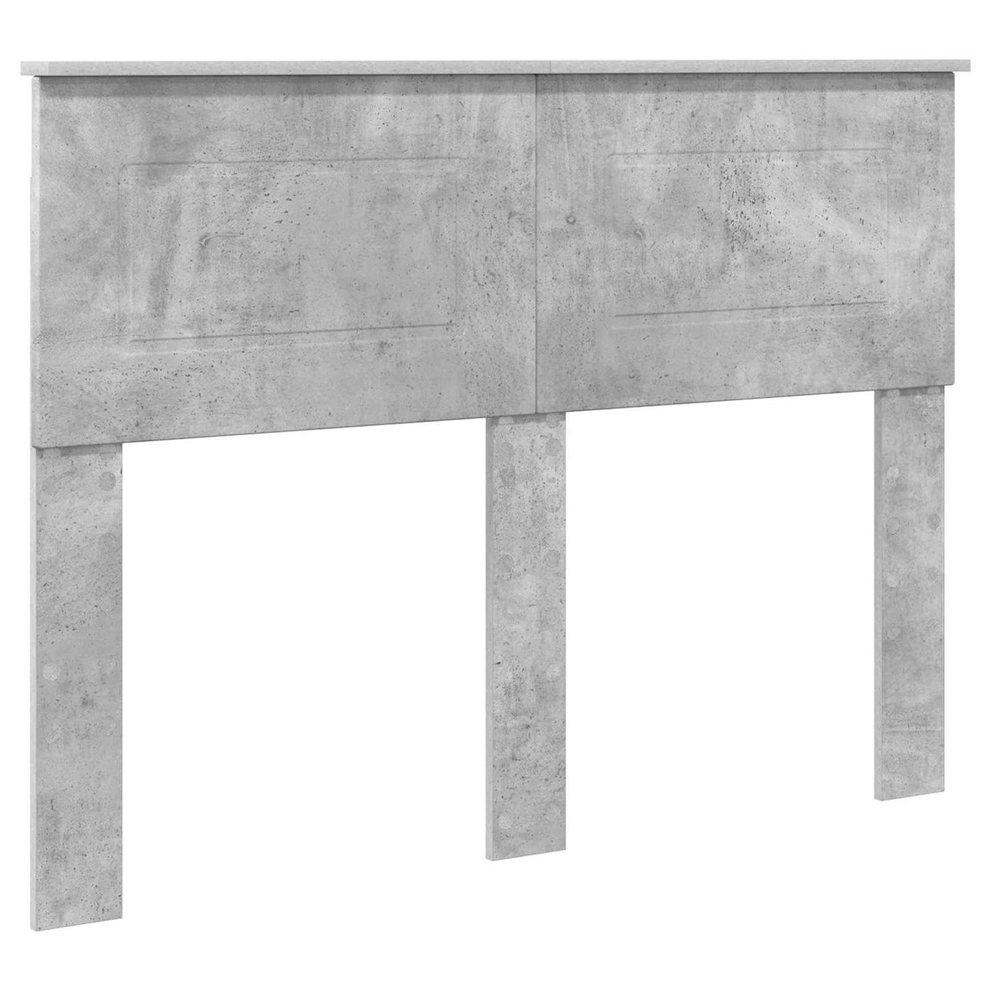 Struttura del letto con testiera Grigio cemento 120 x 123 cm | homemem39