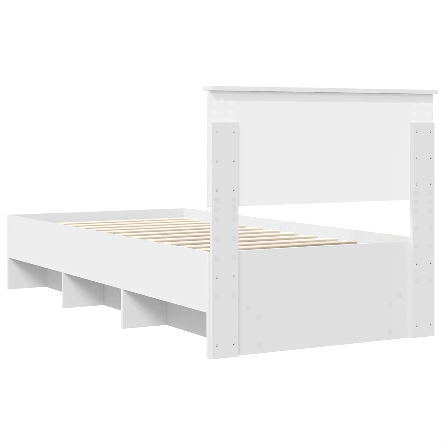 Struttura del letto Bianco 80 x 200 cm Legno multistrato | homemem39