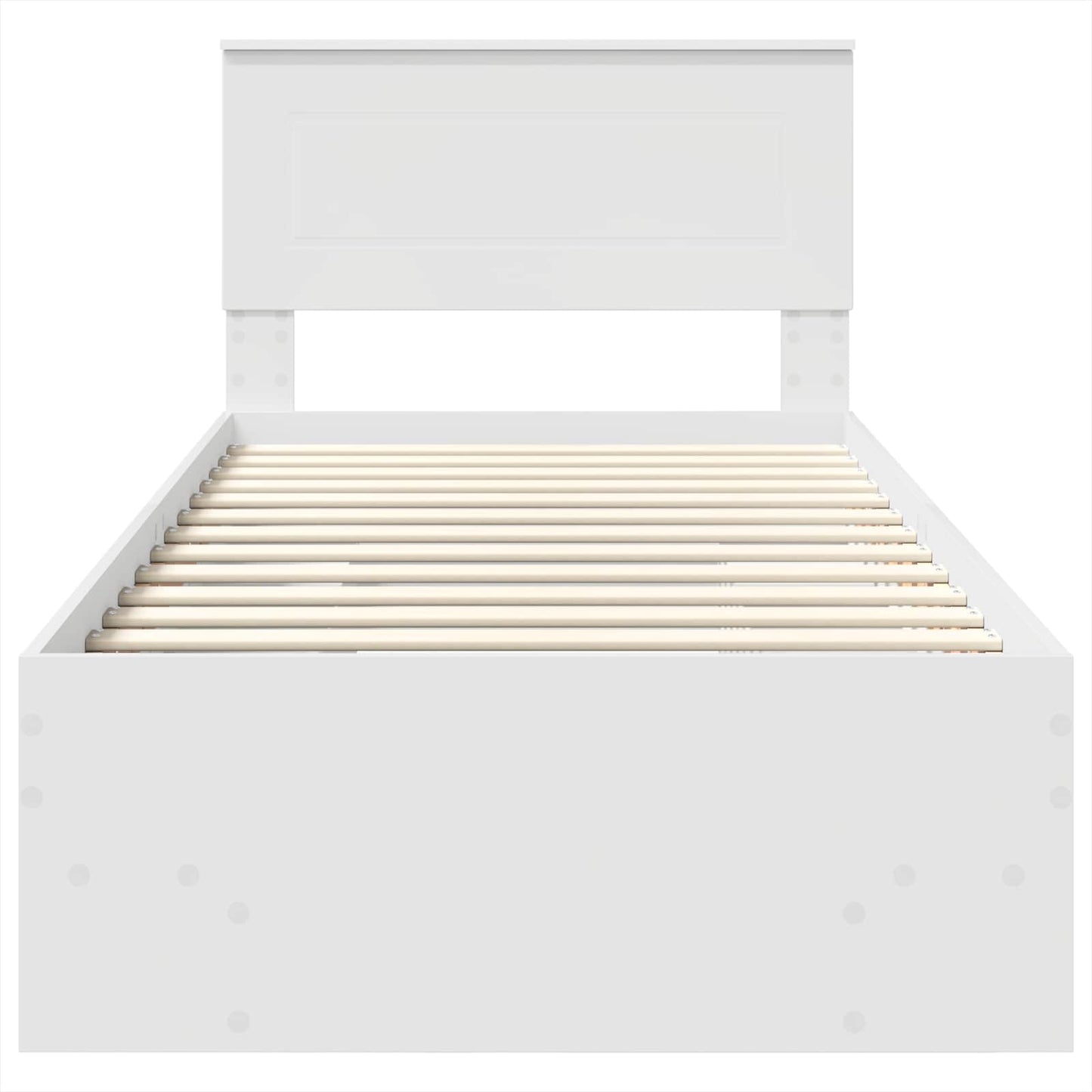 Struttura del letto Bianco 80 x 200 cm Legno multistrato | homemem39