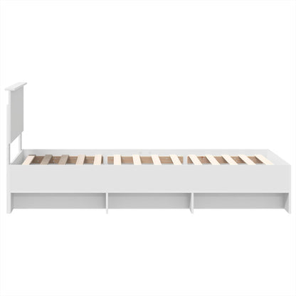 Struttura del letto Bianco 80 x 200 cm Legno multistrato | homemem39