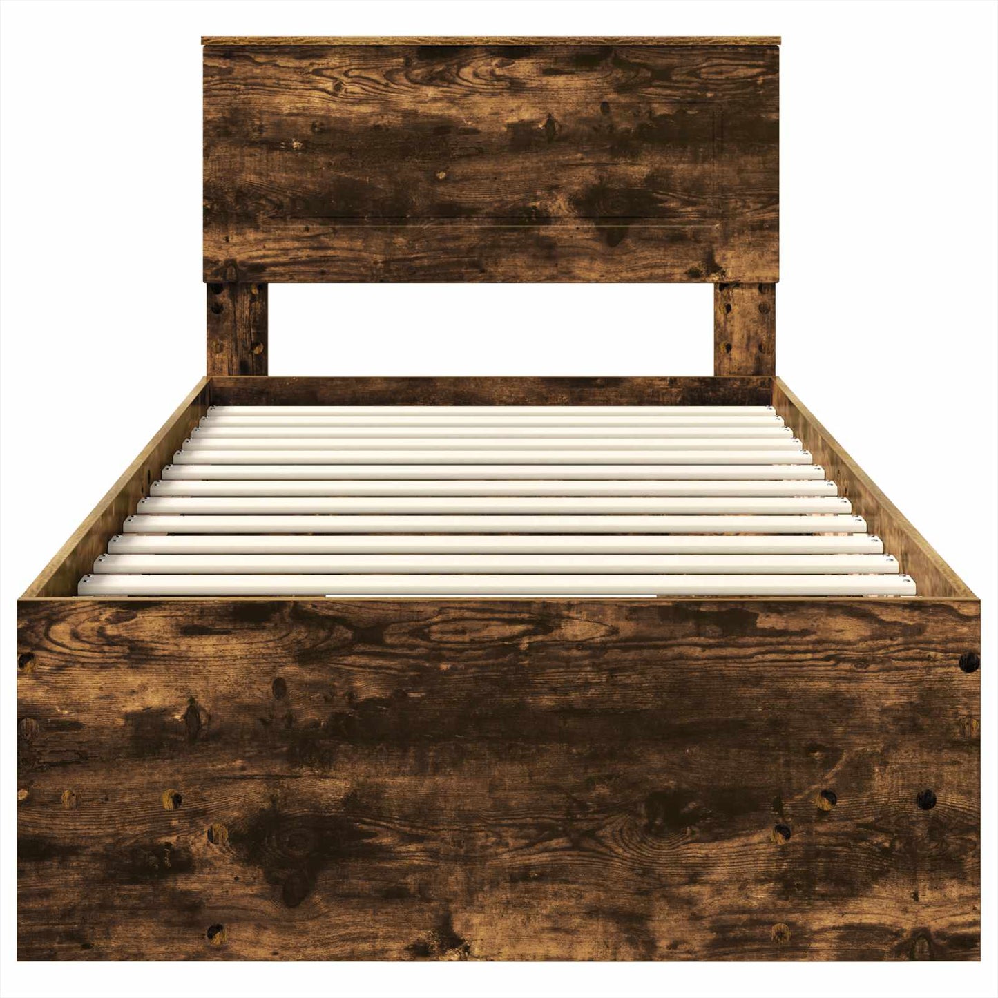 Struttura del letto Rovere fumé 80 x 200 cm Legno multistrato | homemem39