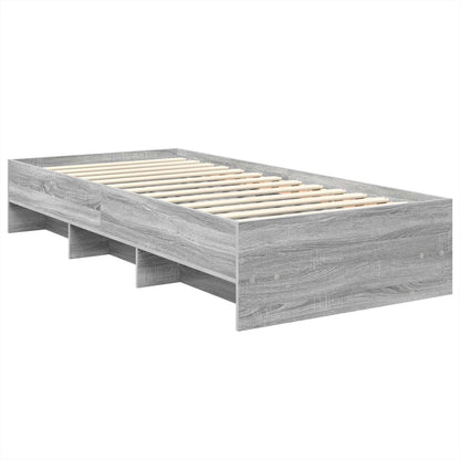 Struttura del letto Grigio Sonoma 80 x 200 cm Legno multistrato | homemem39