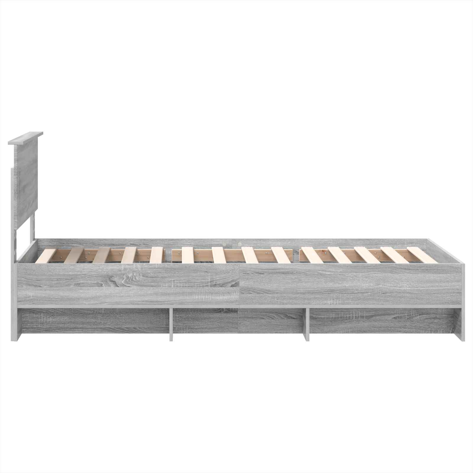 Struttura del letto Grigio Sonoma 80 x 200 cm Legno multistrato | homemem39