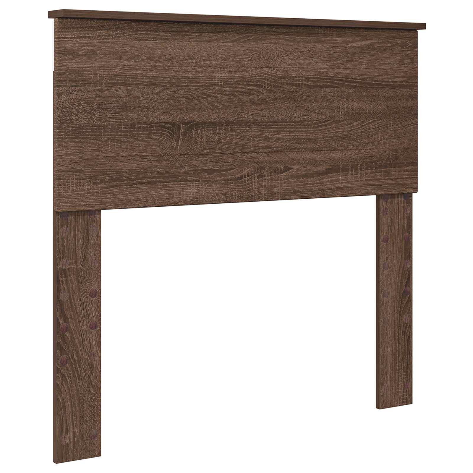 Struttura del letto con testiera Rovere Marrone 80 x 200 cm | homemem39