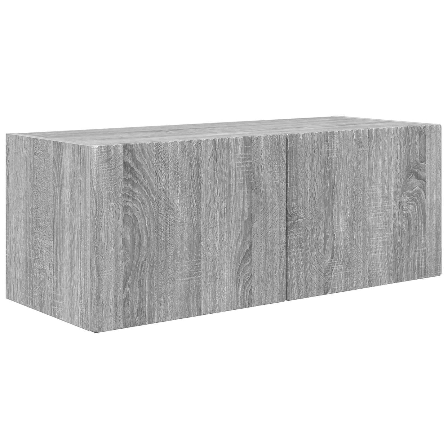 Set di Mobiletto da TV a Parete 4 pcs Grigio Sonoma | homemem39