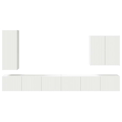 Montaggio a parete 6 pcs Bianco