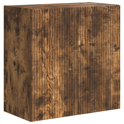 Montaggio a parete 6 pcs Rovere fumé