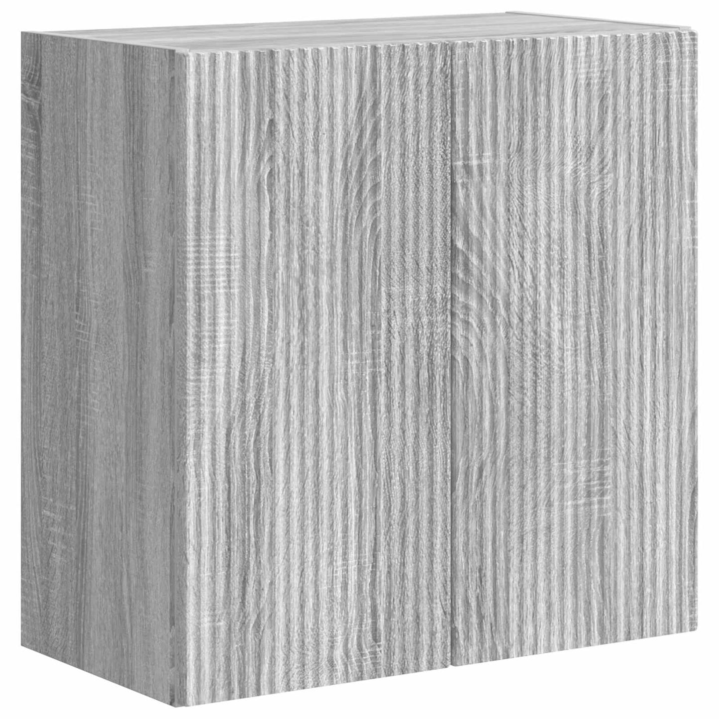 Montaggio a parete 6 pcs Grigio Sonoma