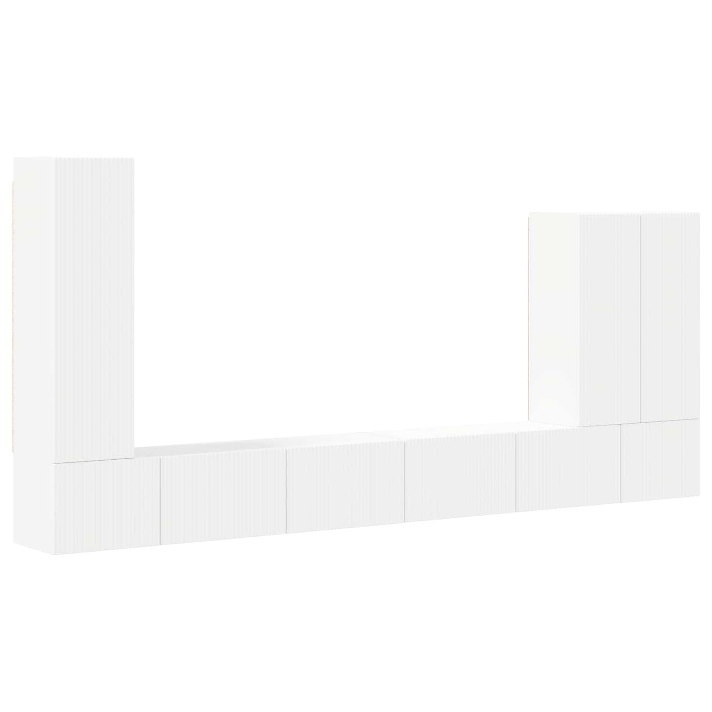 Montaggio a parete 6 pcs Bianco