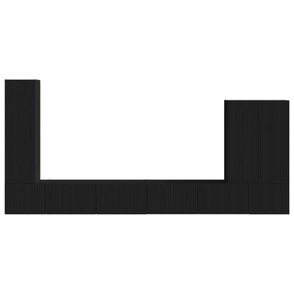 Montaggio a parete 6 pcs Nero