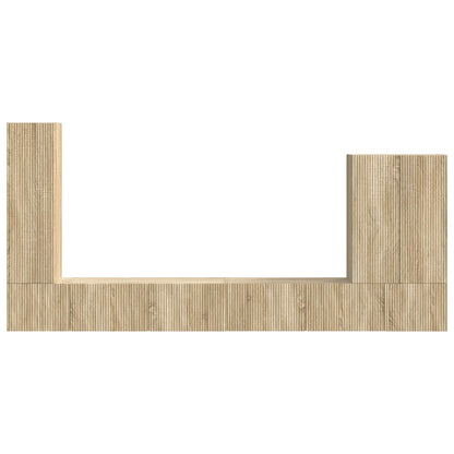 Montaggio a parete 6 pcs Rovere Sonoma