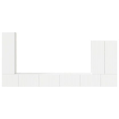 Montaggio a parete 6 pcs Bianco Lucido