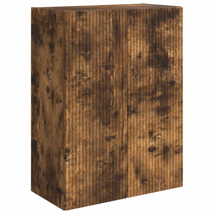 Montaggio a parete 6 pcs Rovere fumé