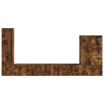 Montaggio a parete 6 pcs Rovere fumé