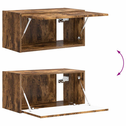 Set mobile TV 2 pcs Rovere fumé Legno multistrato | homemem39