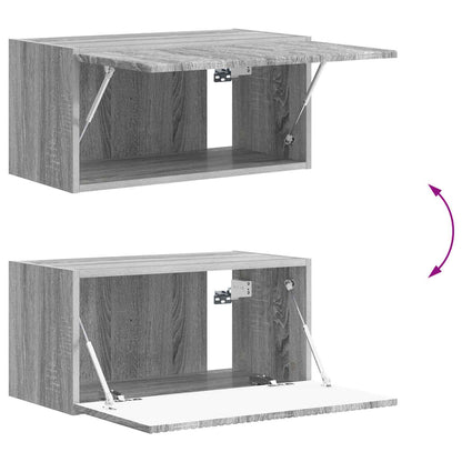 Set mobile TV 2 pz Grigio Sonoma Legno ingegnerizzato