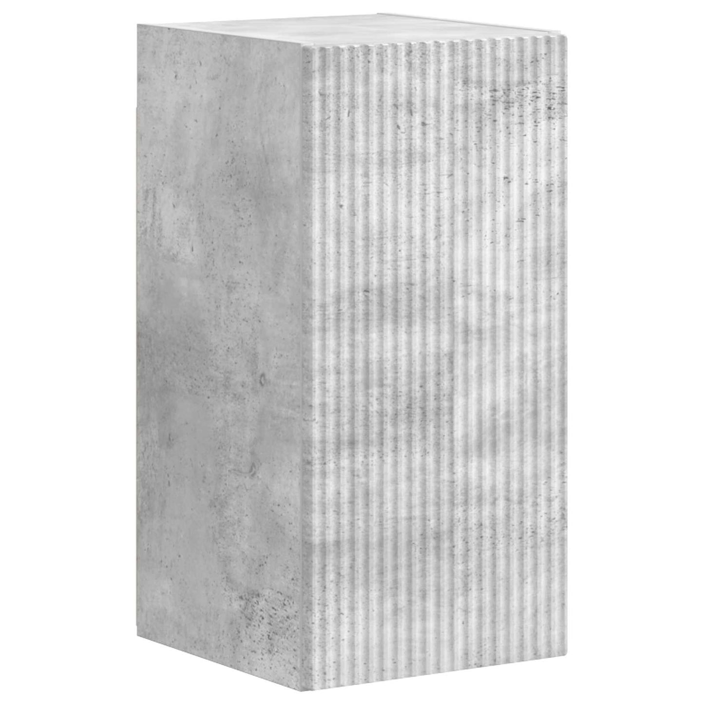 Set mobile TV 4 pcs Grigio cemento Legno multistrato