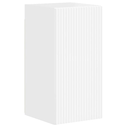 Set mobile TV 4 pcs Bianco Lucido Legno multistrato