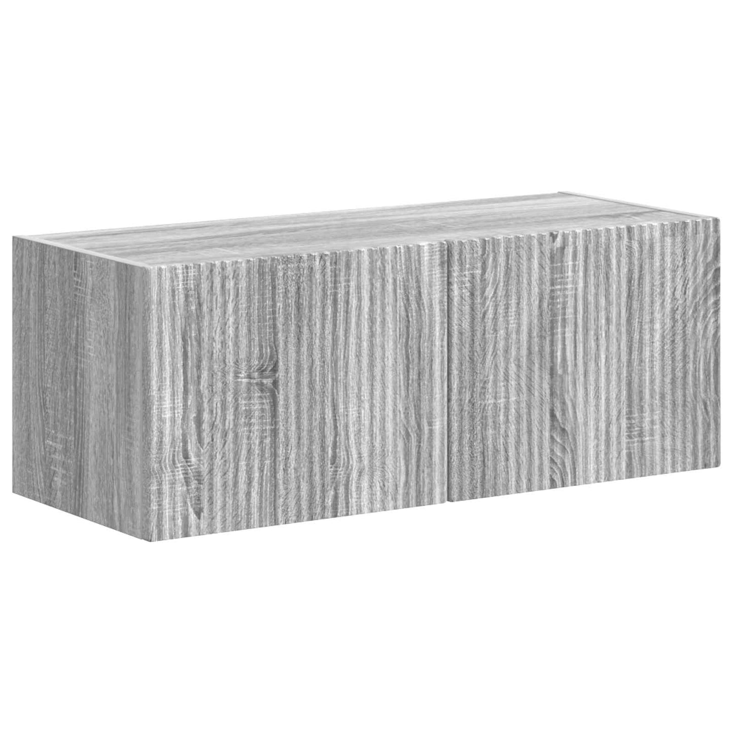 Set mobile TV 4 pcs Grigio Sonoma Legno multistrato