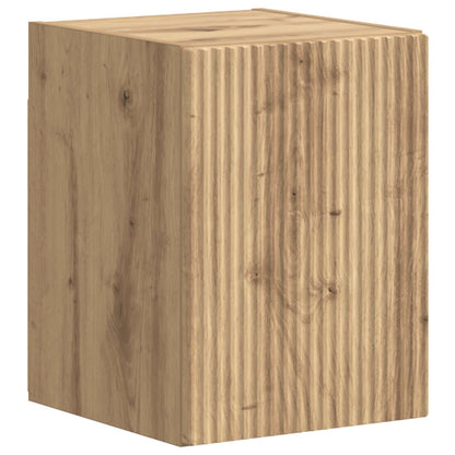 Set mobile TV 4 pcs Rovere artigianale Legno multistrato