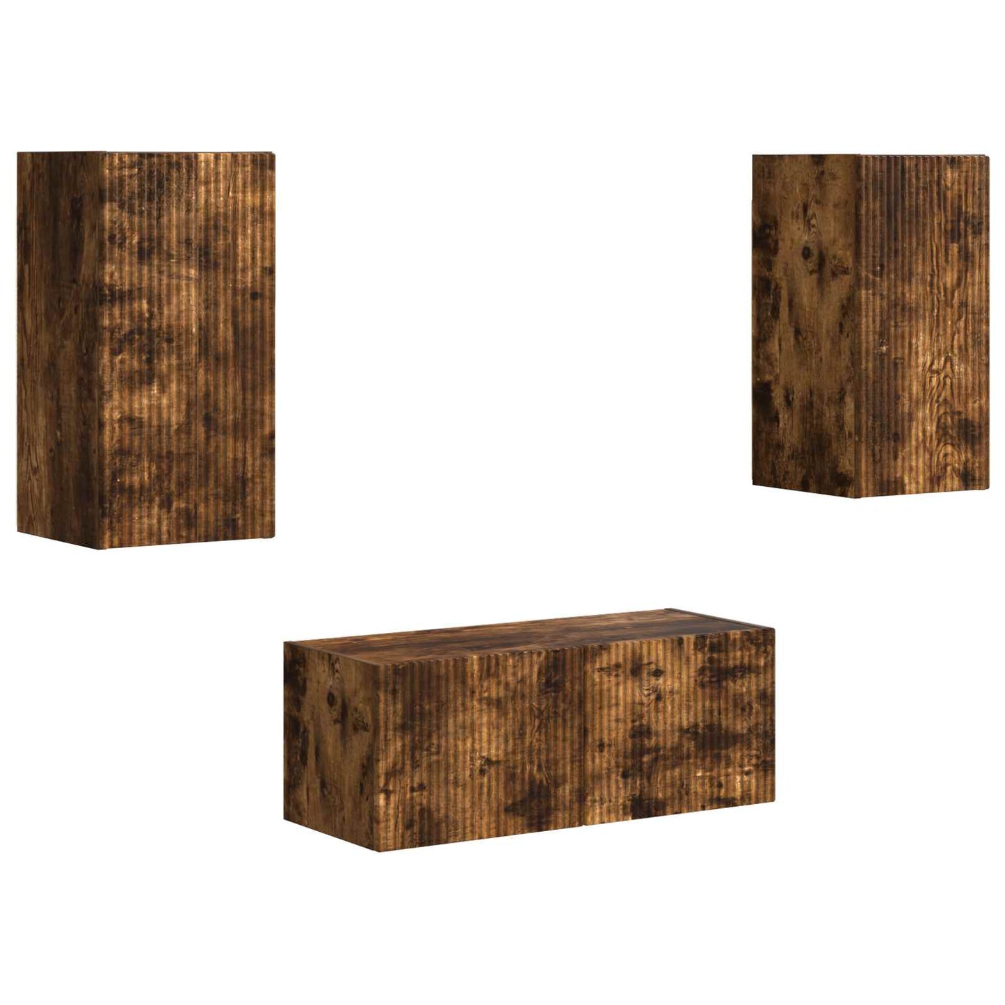 Set mobile TV 6 pcs Rovere fumé Legno multistrato