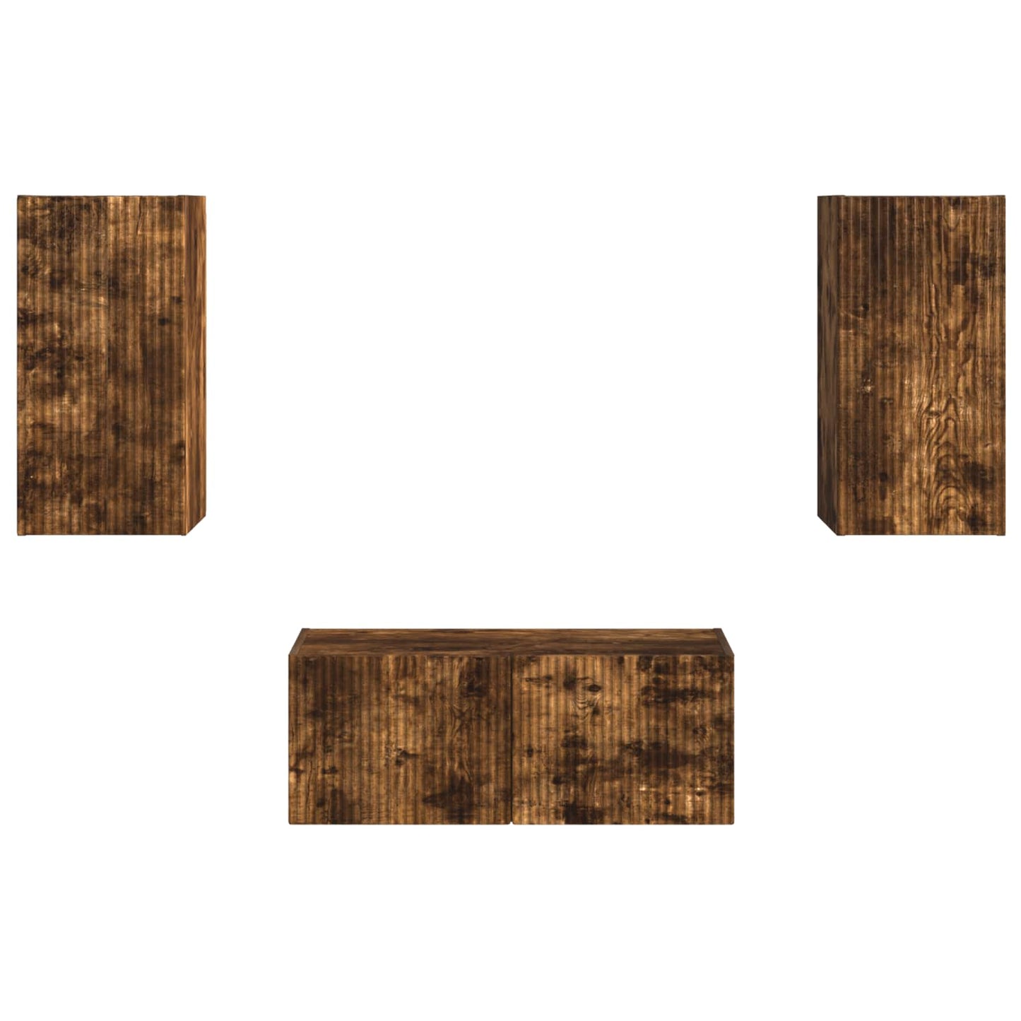 Set mobile TV 6 pcs Rovere fumé Legno multistrato