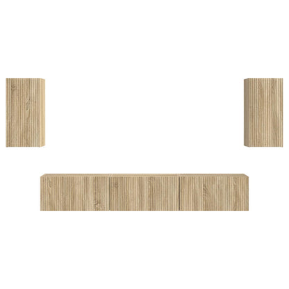 Set mobile TV 3 pcs Rovere Sonoma Legno multistrato