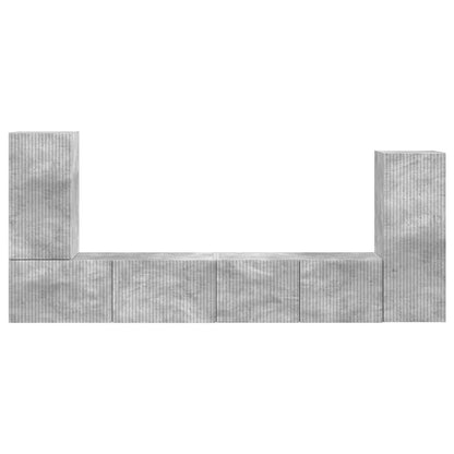 4 pcs Grigio cemento