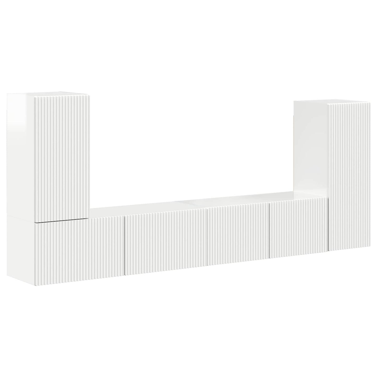 4 pcs Bianco Lucido