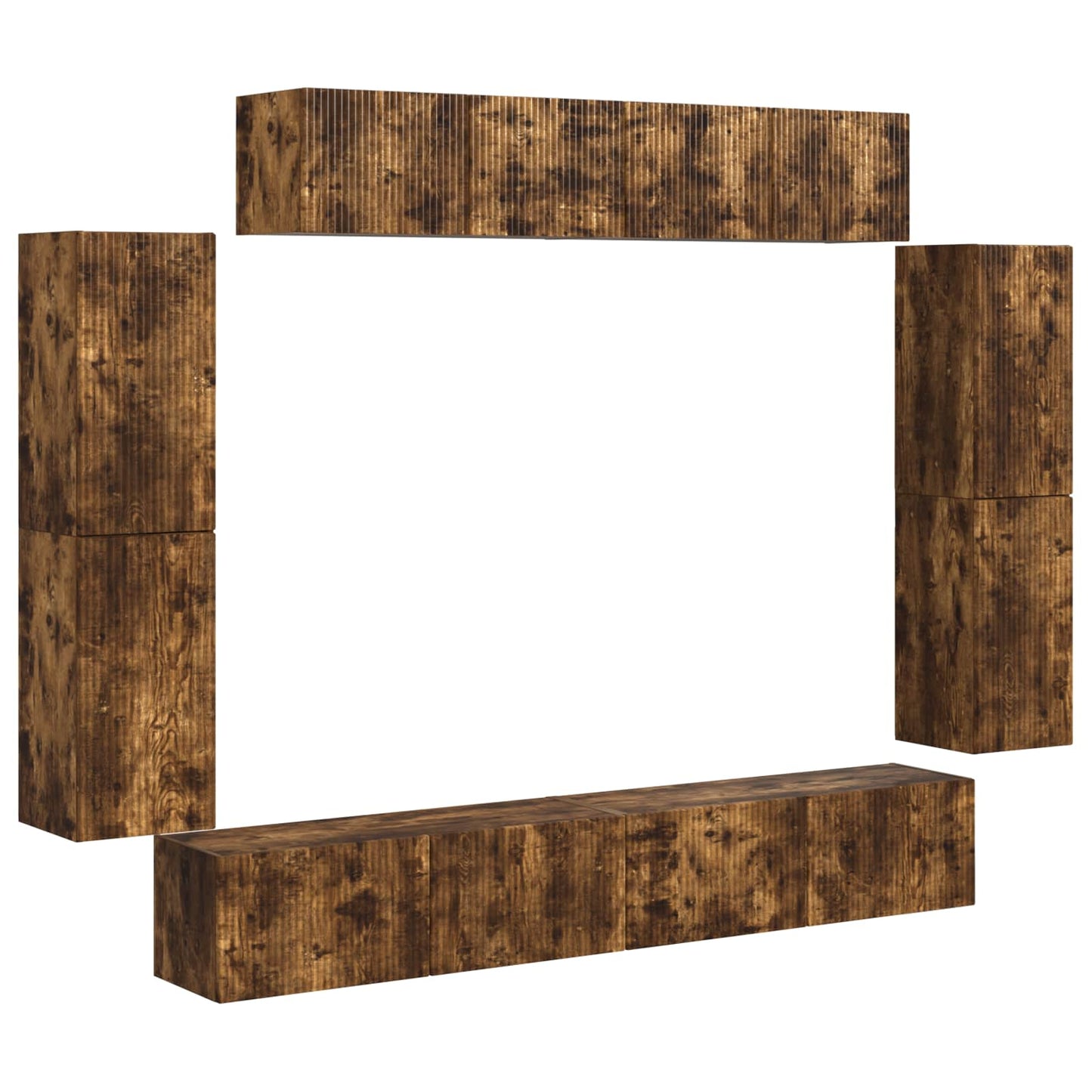 Mobile TV 4 pcs Rovere fumé