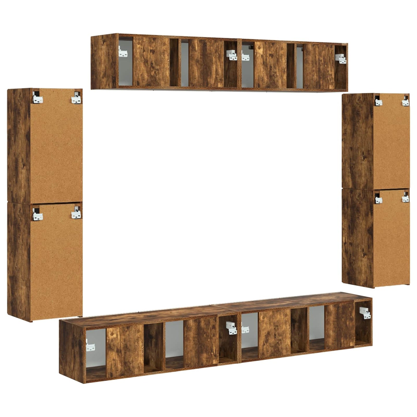 Mobile TV 4 pcs Rovere fumé