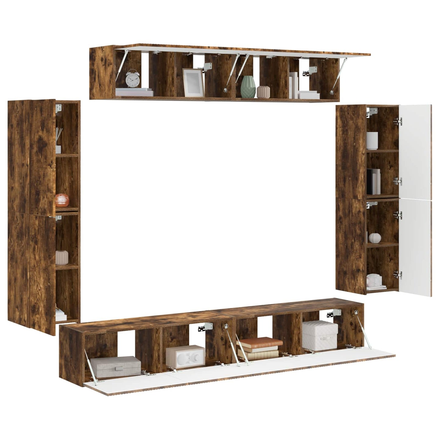 Mobile TV 4 pcs Rovere fumé