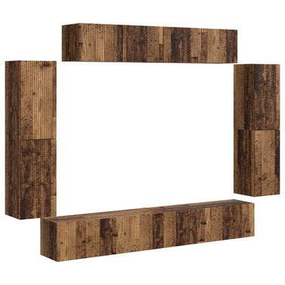 Mobile TV 4 pcs Legno vecchio