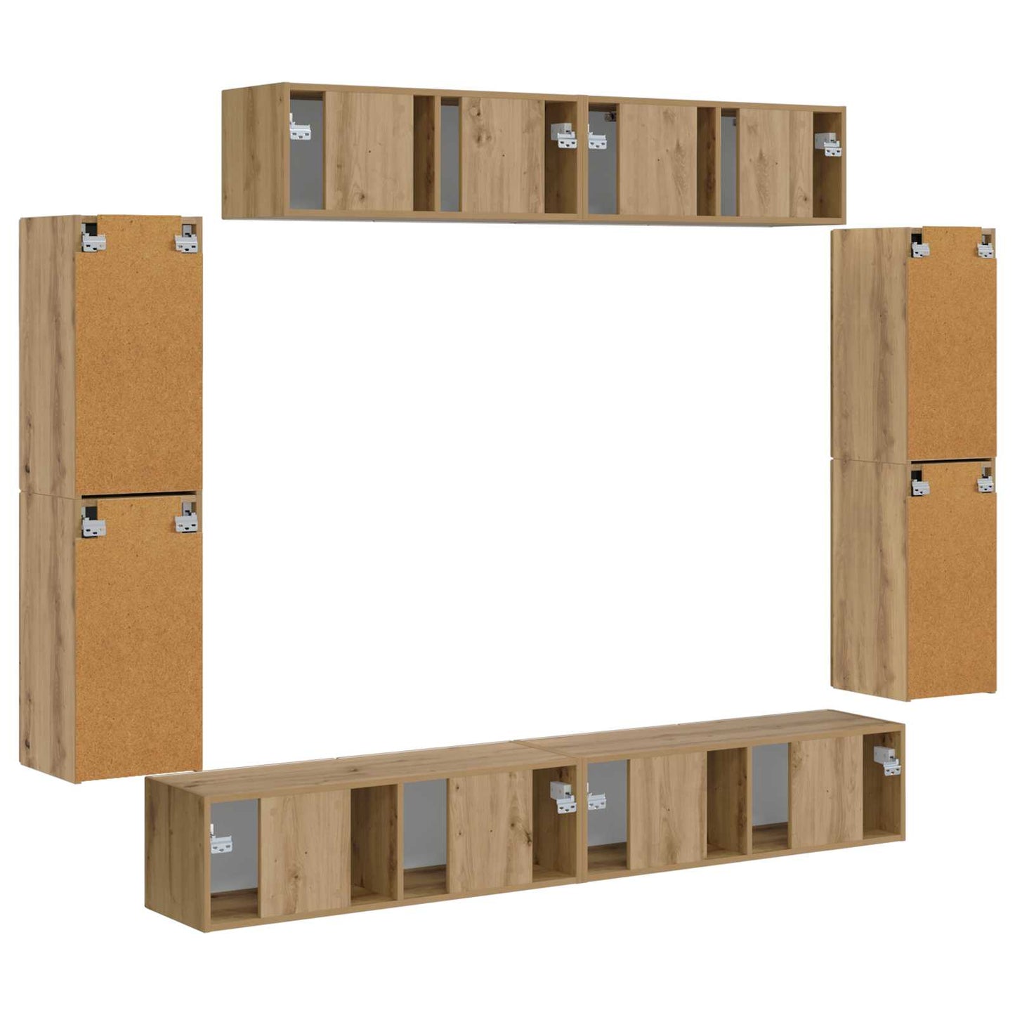 Mobile TV 4 pcs Rovere artigianale