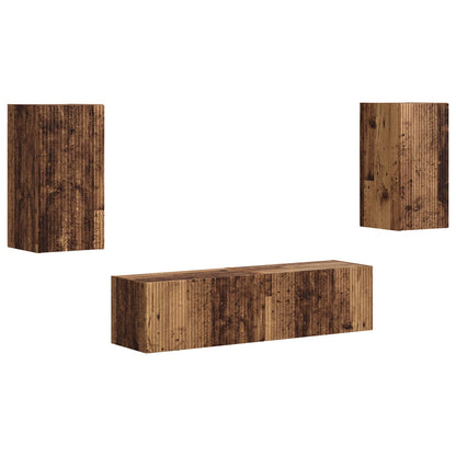 2 pcs Legno vecchio