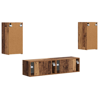 2 pcs Legno vecchio