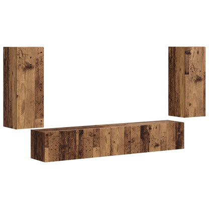 3 pcs Legno vecchio