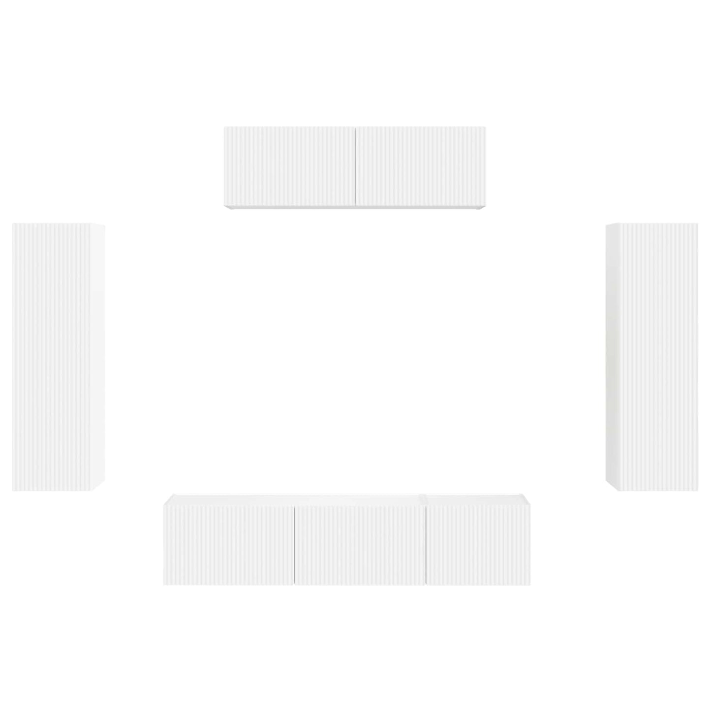 Mobile TV 3 pcs Bianco