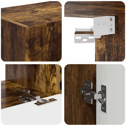 Mobile TV 5 pcs Rovere fumé | homemem39