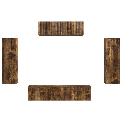 Mobile TV 3 pcs Rovere fumé