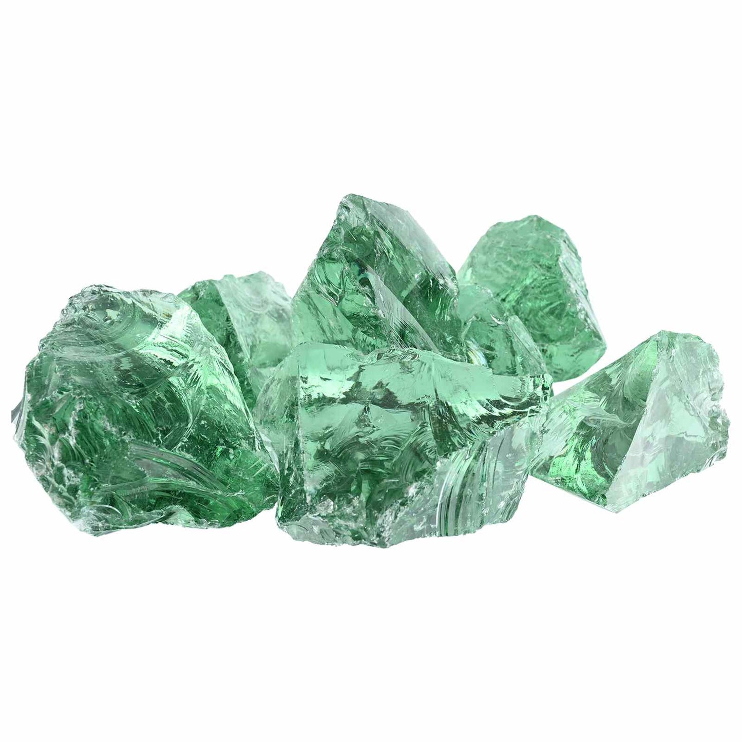 Sassi da Giardino Verde chiaro 12 cm Vetro | homemem39