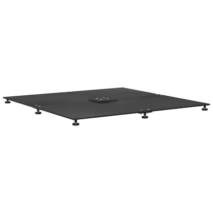 Base per ombrellone Nero 100 x 100 x 4 cm Acciaio | homemem39